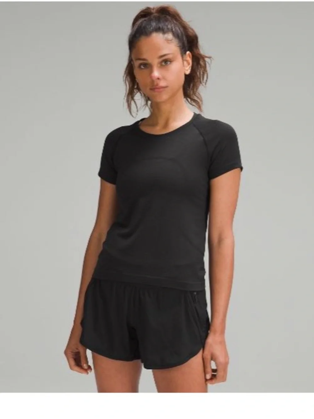 lululemon athletica Swiftly Tech Short Sleeve Shirt 2.0, Waist Lenght